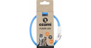 Ozami Halsband Flash LED Blå 35 cm produkt bild