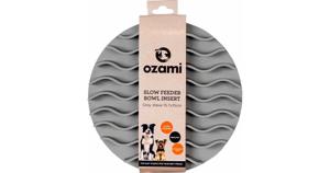 Ozami Slow Feeder Bowl Insert Wave Grå produkt bild