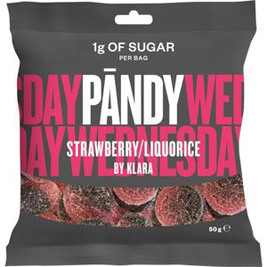Pändy Candy, Strawberry/Liquorice, 50 g
