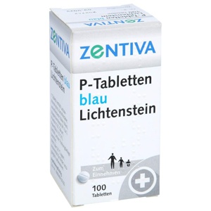 P TABLETTEN blau 8 mm Teilk. Produktbild