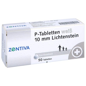 P TABLETTEN weiß 10 mm Produktbild