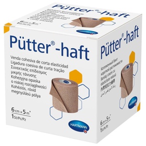 Pütter-haft Binde 6 cm x 5 m, 1 St Binden Produktbild