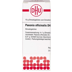 PAEONIA OFFICINALIS D 4 Globuli Produktbild
