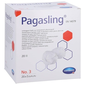 PAGASLING Mulltupfer Gr.3 pflaumengroß steril Produktbild