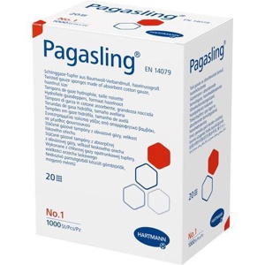 Pagasling Tupfer unsteril Größe 1 haselnussgroß, 1000 St Tupfer Produktbild