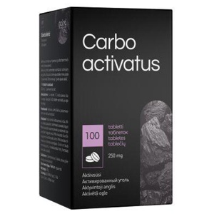Paira Carbo Activatus 250mg söetabletid N100 toote pilt