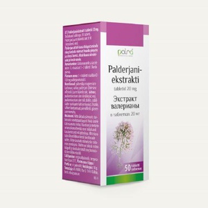Paira Palderjaniekstrakti 20mg tabletid N50 toote pilt