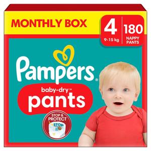 Pampers Baby-Dry stl 4 9-15 kg&nbsp;180 st produkt bild