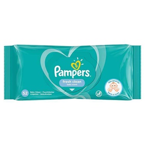 Pampers Fresh Clean Baby Wipes Pack of 52 product image