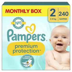 Pampers Premium Protection S2 4-8kg 240st produkt bild
