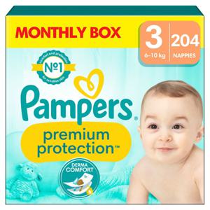 Pampers Premium Protection S3 6-10kg 204st produkt bild