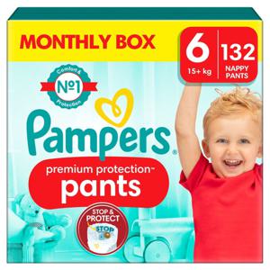 Pampers&nbsp;Premium&nbsp;Protection&nbsp;Byxblöjor&nbsp;Storlek&nbsp;6 (13-19 kg) 132&nbsp;st produkt bild