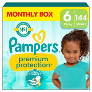 Pampers Premium Protection S6 13kg+ 144st produkt bild