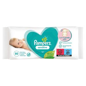 Pampers Sensitive Våtservetter 80 pack produkt bild