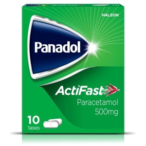 Panadol ActiFast 500mg Paracetamol 10 Tablets product image