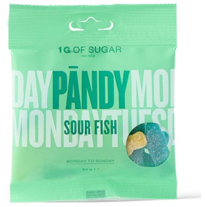 Pändy Candy Sour Fish Godis 50 g produkt bild