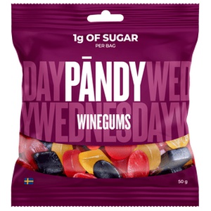 Pändy Candy Winegums 50 g produktbillede
