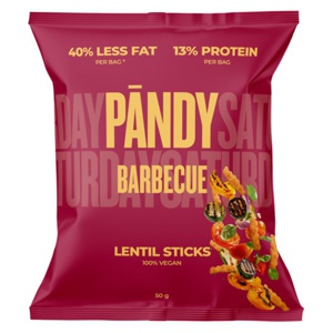 Pandy Linsechips Barbeque 50 g produktbillede