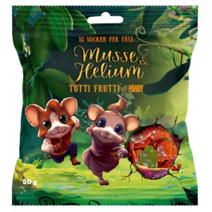 Pändy Musse & Helium Tutti Frutti 50 g produkt bild