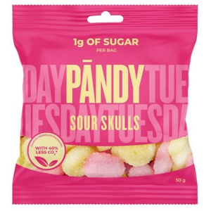 Pändy Sour Skulls 50 stk produktbilde