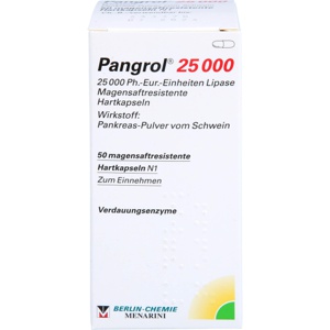 PANGROL 25.000 Hartkps.m.magensaftr.überz.Pell. Produktbild