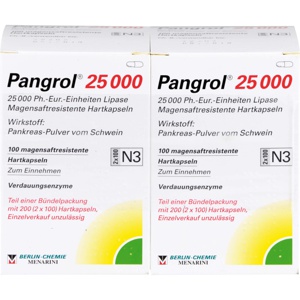 PANGROL 25.000 Hartkps.m.magensaftr.überz.Pell. Produktbild