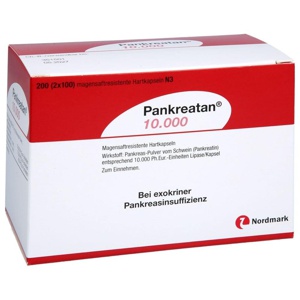 PANKREATAN 10.000 magensaftresistente Hartkapseln Produktbild