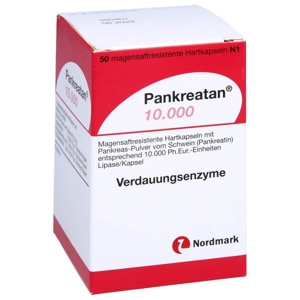 PANKREATAN 10.000 magensaftresistente Hartkapseln Produktbild