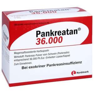 PANKREATAN 36.000 magensaftresistente Hartkapseln Produktbild