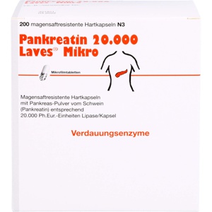 PANKREATIN-20-000-Laves-Mikro-magensaftr-Hartkaps Produktbild