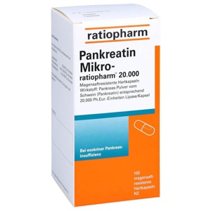 PANKREATIN Mikro-ratio.20.000 magensaftr.Hartkaps. Produktbild