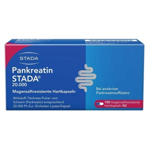 Pankreatin Stada® 20.000, 100 St Magensaftresistente Hartkapseln Produktbild