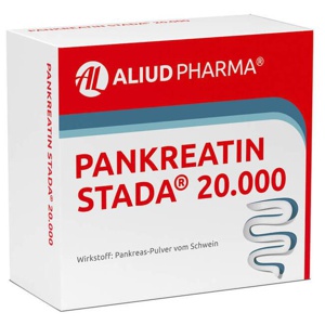 Pankreatin STADA 20.000 magensaftresistent Hartkapseln, 50 St Magensaftresistente Hartkapseln Produktbild