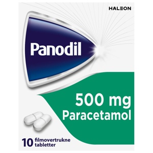 Panodil 500 mg - 10 tabletter produktbillede