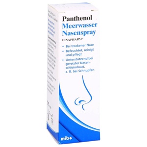 PANTHENOL Meerwasser JENAPHARM 20 ml Nasenspray Produktbild