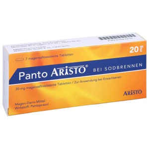PANTO Aristo bei Sodbrennen 20 mg magensaftr.Tabl. Produktbild