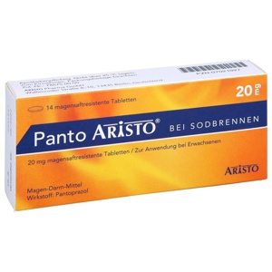 PANTO Aristo bei Sodbrennen 20 mg magensaftr.Tabl. Produktbild