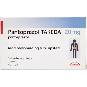 Pantoprazol TAKEDA 20 mg 14 stk produktbillede