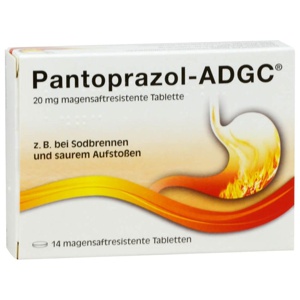 PANTOPRAZOL ADGC 20 mg magensaftres.Tabletten Produktbild
