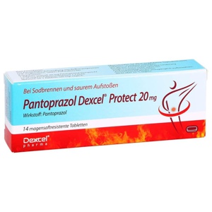 PANTOPRAZOL Dexcel Protect 20 mg magensaftres.Tab. Produktbild