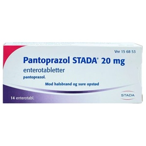 Pantoprazol Stada 20 mg 14 stk produktbillede