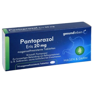 PANTOPRAZOL Eris 20 mg magensaftres.Tabletten Produktbild