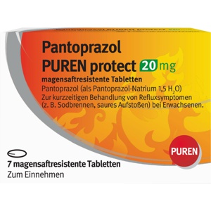 PANTOPRAZOL PUREN protect 20 mg magensaftres.Tabl. Produktbild