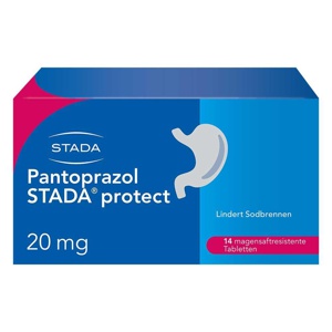 PANTOPRAZOL STADA protect 20 mg magensaftres.Tabl. Produktbild