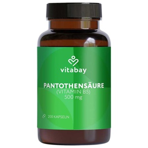 PantothensÄURE 500 mg Vit.B5 veg.hochdos.msr.Kaps. Produktbild