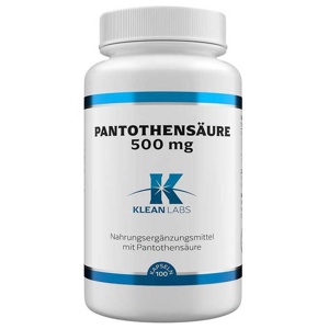 Pantothensäure B5 500 mg Kapseln, 100 St Kapseln Produktbild