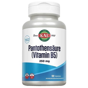 PANTOTHENSÄURE VITAMIN B5 250 mg KAL Tabletten Produktbild
