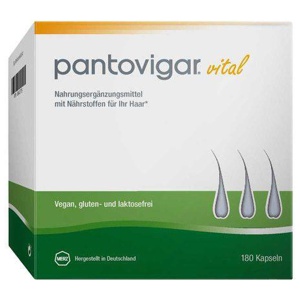 PANTOVIGAR vital Kapseln mit Nährstoffen für Haare Produktbild
