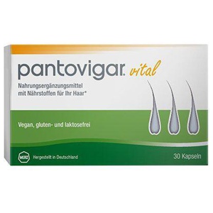 PANTOVIGAR vital Kapseln mit Nährstoffen für Haare Produktbild