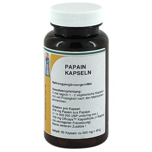 PAPAIN 400 mg Kapseln Produktbild